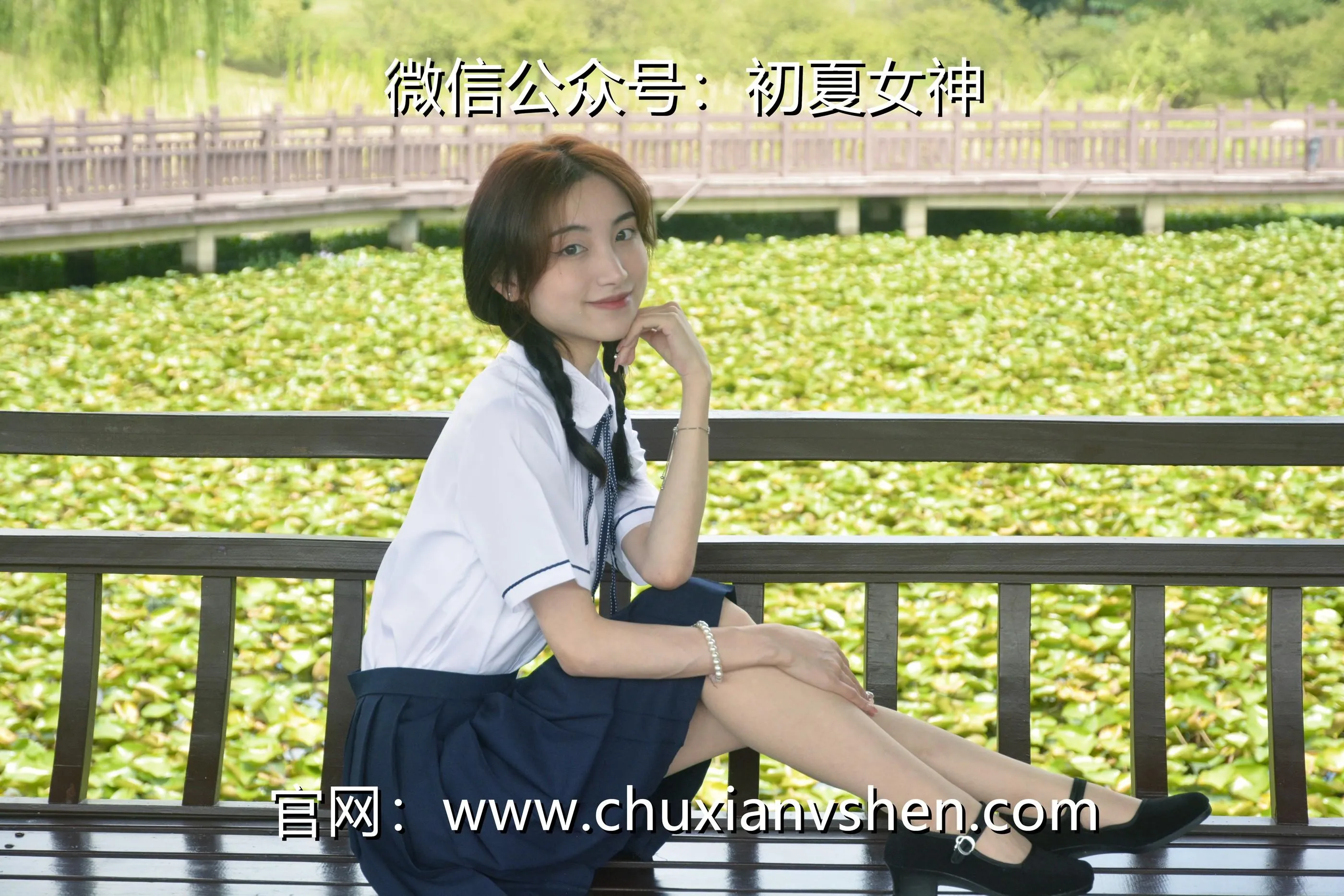 初夏女神 NO.027 柒柒 职高校服 [140P]插图6